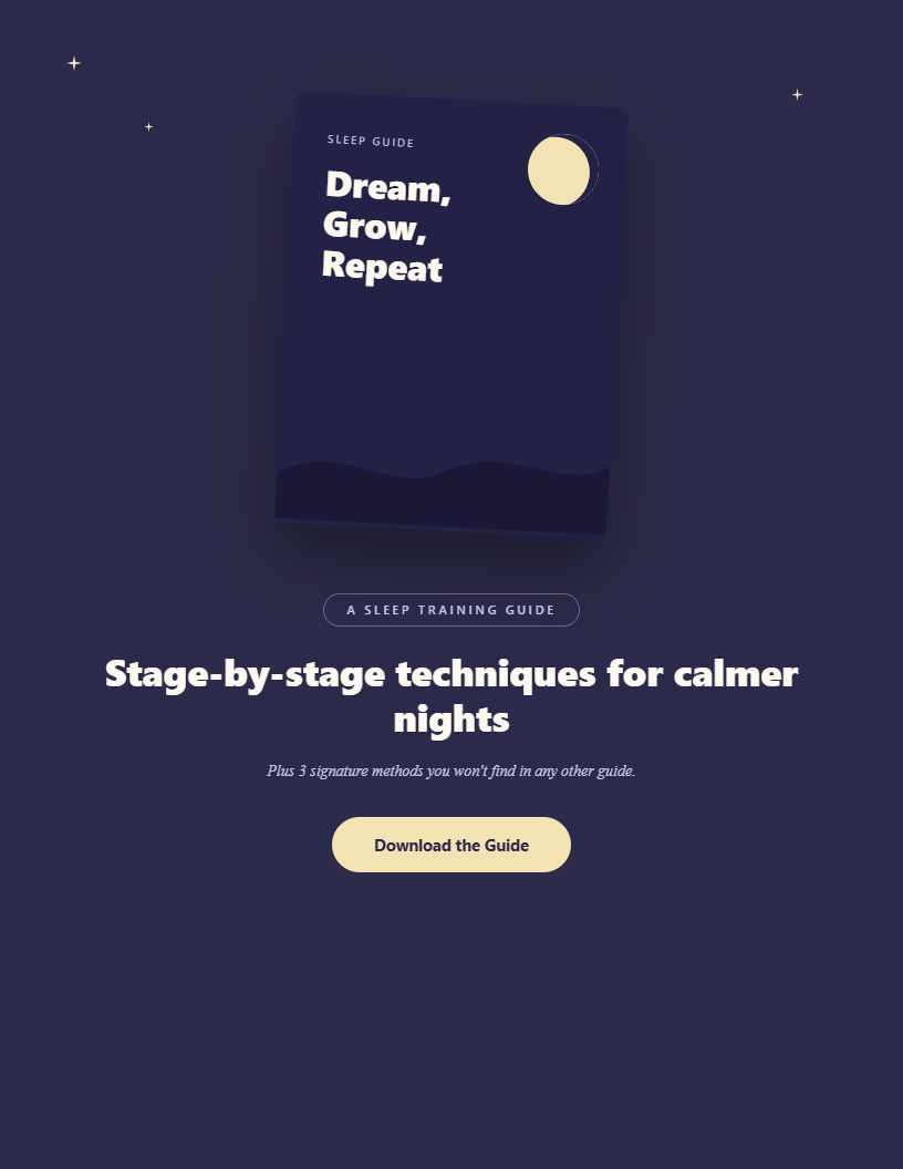 Dream, Grow, Repeat - A Sleep Training Guide for Parents