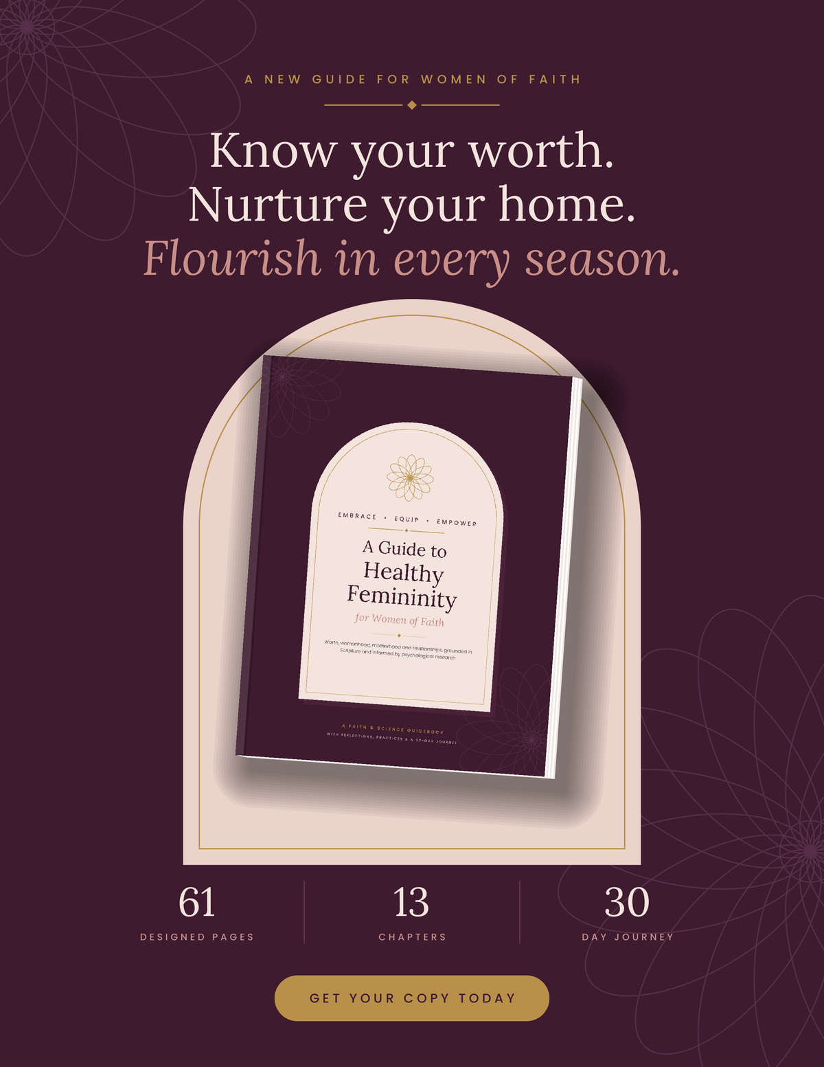 Embrace. Equip. Empower. - A Guide to Healthy Femininity (For Women of Faith)