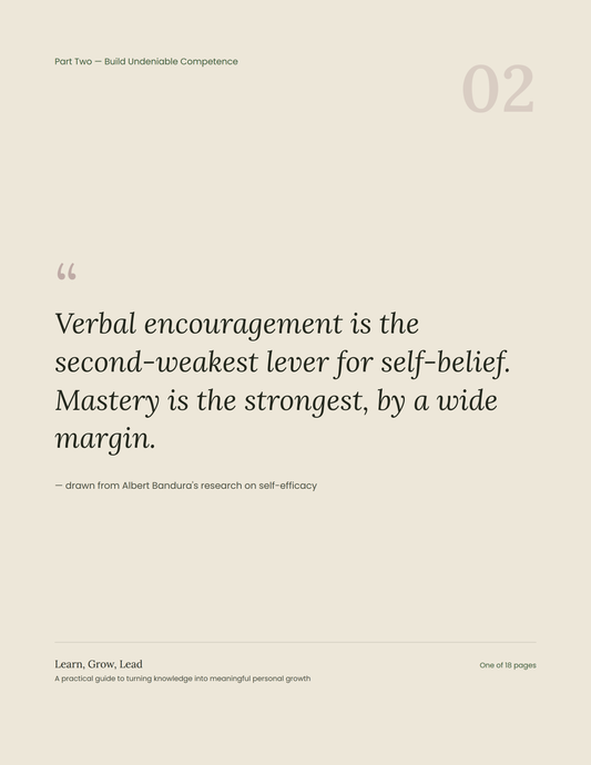 Learn, Grow, Lead - A Guide to Self-Worth and Personal Growth